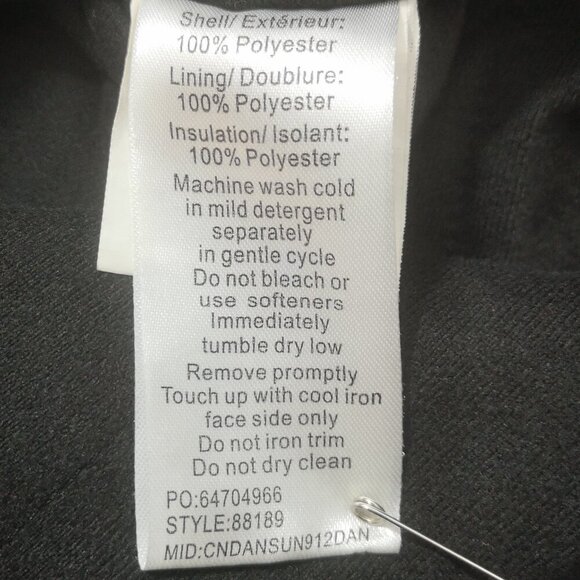 Core 365 by North End Warm Logik Men's Size XL Black Packable Hood Jacket - Picture 7 of 15